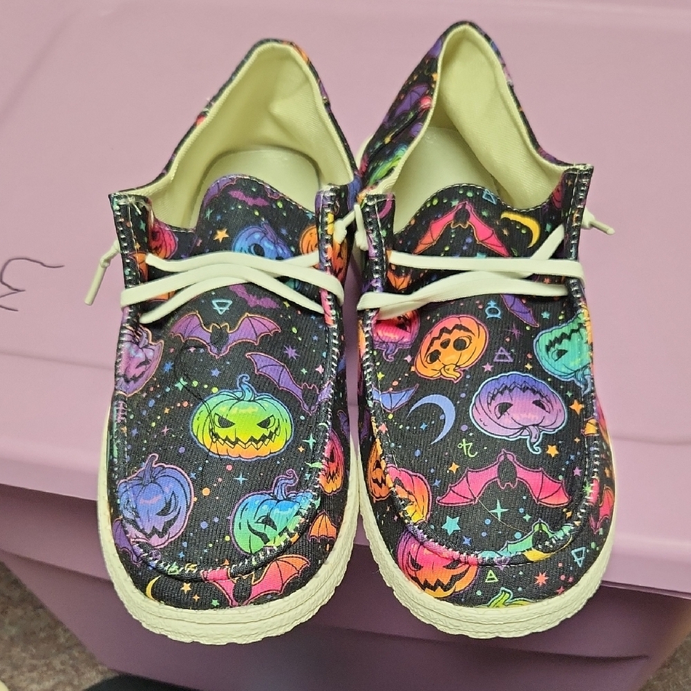 Colorful Halloween Shoes